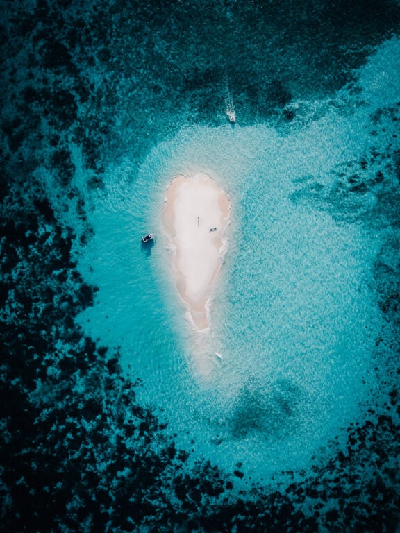 Great Barrier Reef aerial photograph near Cairns, Australia