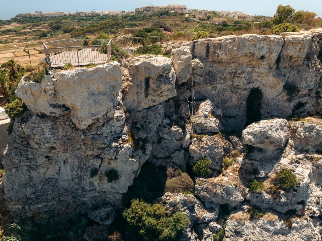 Calypso Cave on Gozo Island, Malta