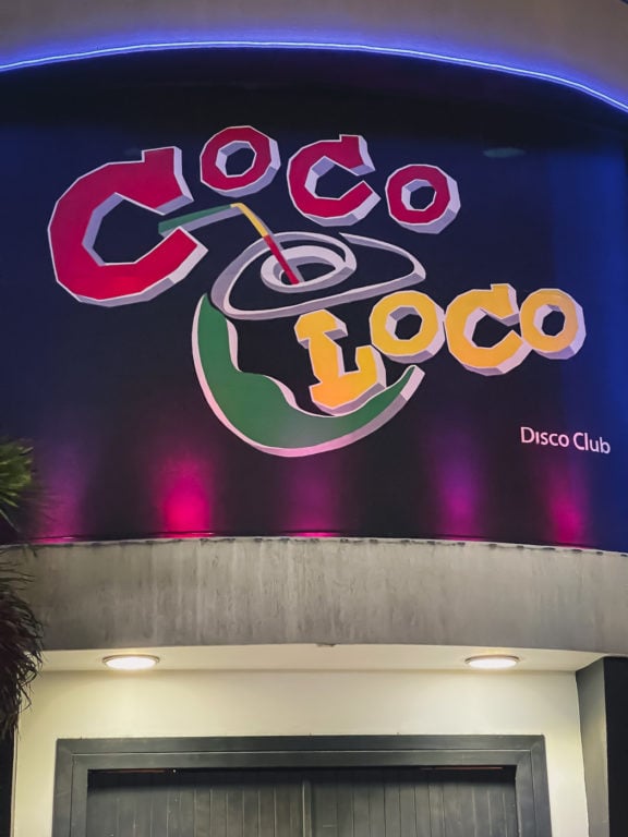Coco Loco Club Sign