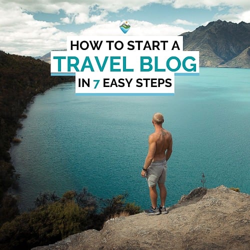 how to start a travel blog banner