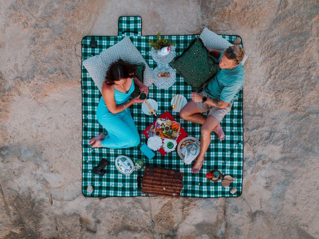 Gozo Picnic from above