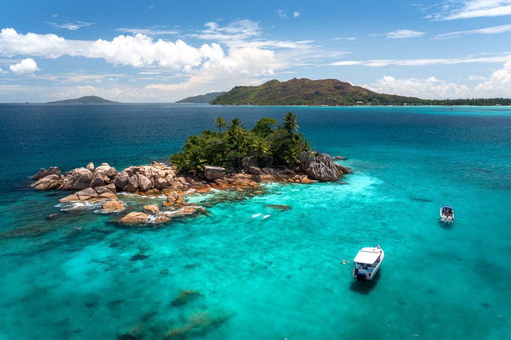 Island Hopping to St Pierre Islet, Seychelles
