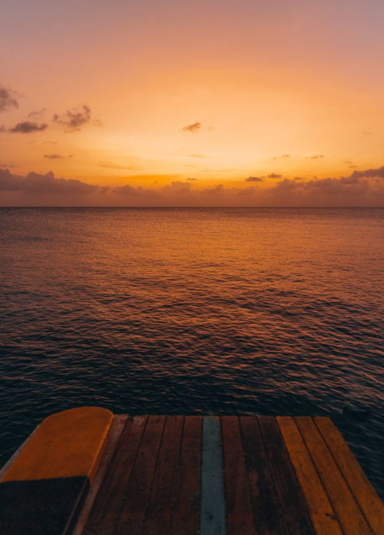 Sunset on the Caribbean