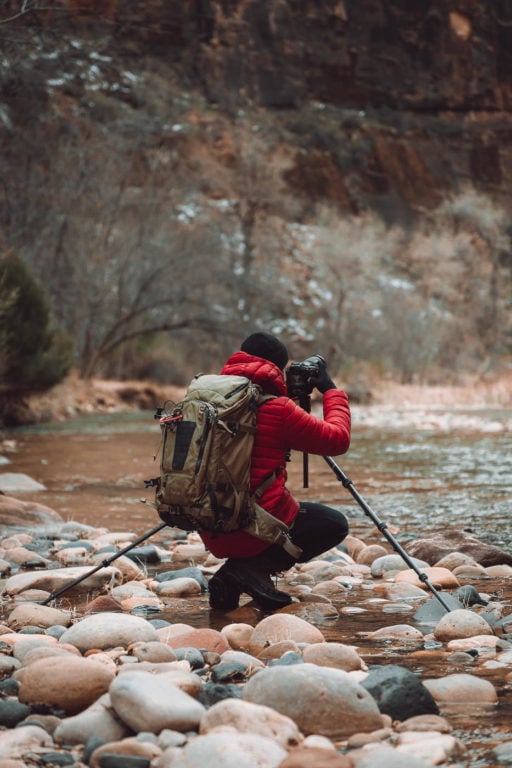 backpacking photography